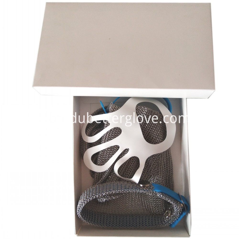 Dubetter ইস্পাত জাল গ্লাভস দীর্ঘ কফ Dubetter Steel Mesh Gloves Long Cuff